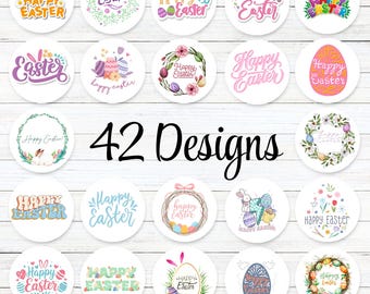 Easter Stickers | Easter Labels | Easter Envelope Seal | Easter Stationery | Happy Easter Stickers | Happy Easter Labels