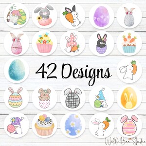 Ostern Aufkleber | Osteretiketten | Ostern Umschlag Aufkleber | Ostern Briefpapier | Osterhase Aufkleber | Oster-Wichtel-Aufkleber | Ostereier