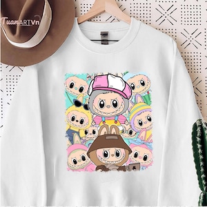 Trending Pink Cartoon Character Design, Perfect Gift for Kids, Easter Coquette Bow Doll For Kids Girls T-SHIRT, Funny_Cartoon T-SHIRT