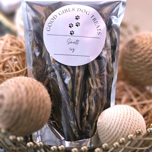 Smelt| meal topper | Fish Dog Treats | fish dog treats | sale | half off | healthy treats | sardine treats dog | dog mom | omega 3| sample