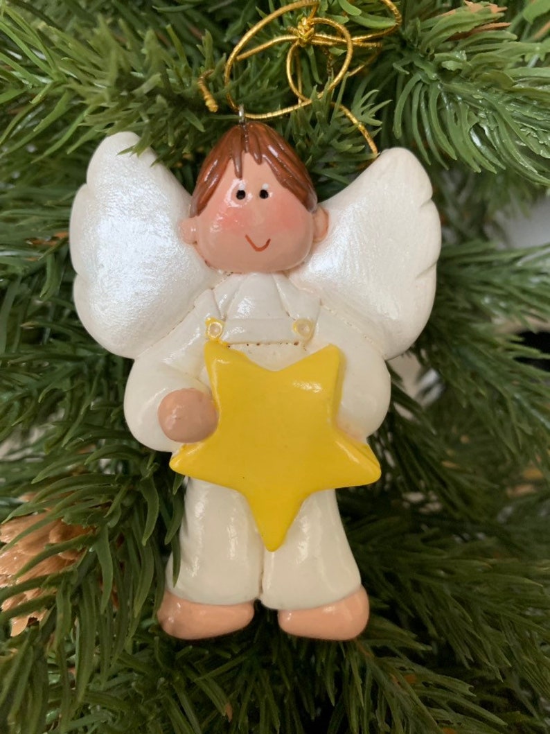 Personalized Boy Angel Ornament / angel ornament /boy  Etsy