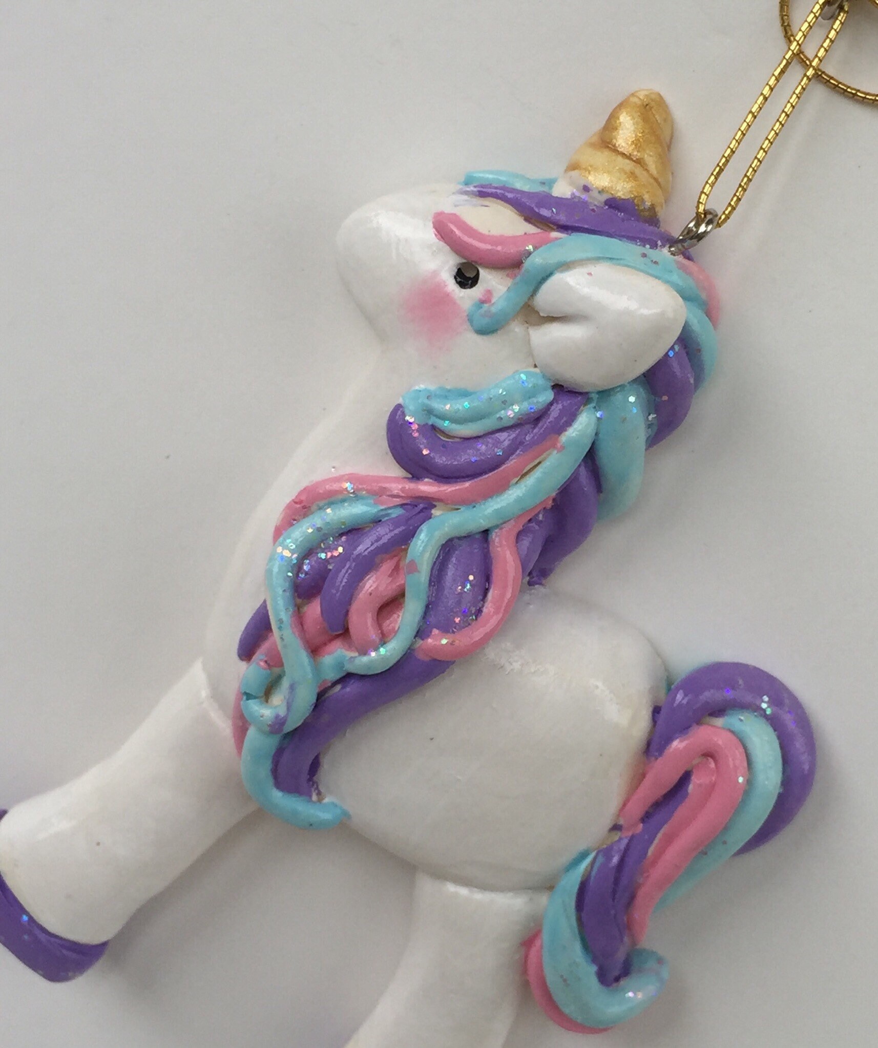 Unicorn Christmas Ornament ,Personalized , Christmas , Whimsical , Ho…
