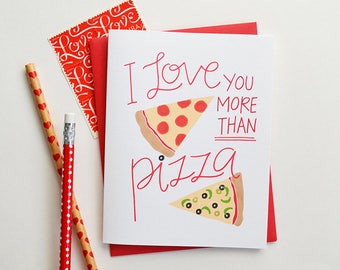 I love you more than pizza, Valentine, pizza lover, Galentine's Day, Kid's Valentine, Happy Valentine's Day