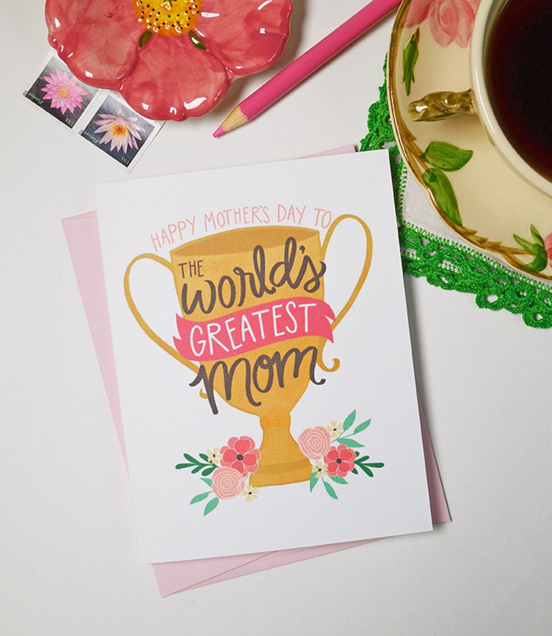 Happy Mother's Day to the World's Greatest Mom, Mother's Day Card