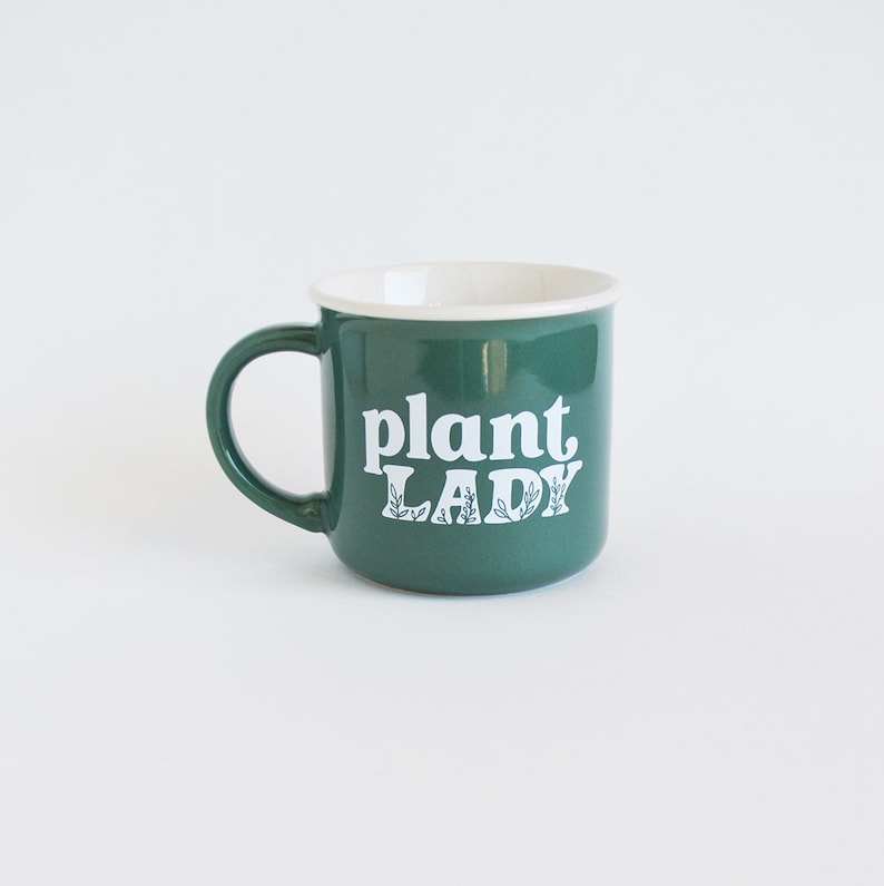IMPERFECT Plant Lover, Plant Lady, Green Mug, Gift, Garden, Ceramic Mug, Mother's Day Gift, teacher gift, Spring, Summer, Coffee Mug, Plants image 3