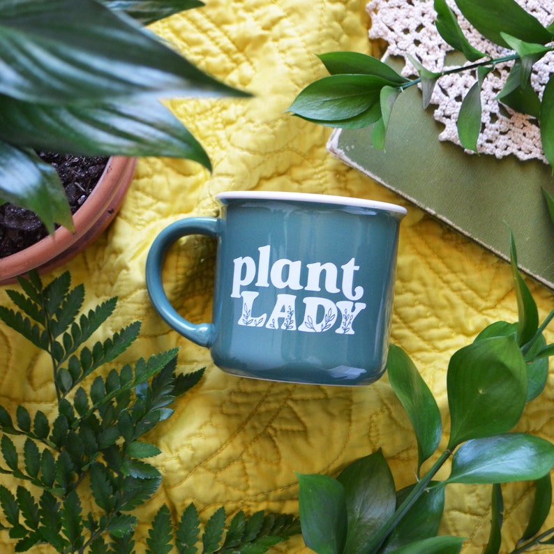 IMPERFECT Plant Lover, Plant Lady, Green Mug, Gift, Garden, Ceramic Mug, Mother's Day Gift, teacher gift, Spring, Summer, Coffee Mug, Plants image 2