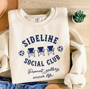 Sideline Social Club Shirt, Soccer Social Club Shirt, Soccer Mom Shirt, Cute Soccer Mama Shirt, Mothers Day, Gift For Soccer Mom, Mom Gifts