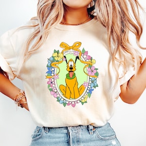 Pluto Mickey Mouse Shirt, Pluto Goofy Character, Pluto Tshirt, Pluto Tee, Disneyland Trip Shirt, Disney Gift Custom, Pluto Gift, Disney