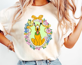 Pluto Mickey Mouse Shirt, Pluto Goofy Character, Pluto Tshirt, Pluto Tee, Disneyland Trip Shirt, Disney Gift Custom, Pluto Gift, Disney