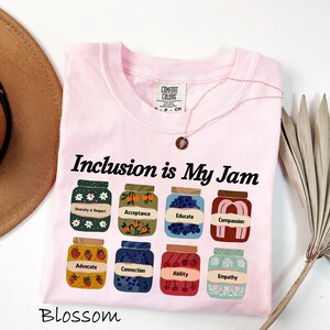 Comfort Colors® Inclusion Is My Jam Shirt, Special Education Teacher Autism Awareness, Autism Teacher, Inclusion Teacher, Neurodiversity Tee