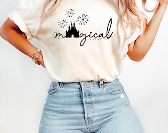Walt Disney Castle Shirt, Family Matching Castle Shirts, Magic Kingdom Castle Shirt, Women's Castle Tee, Kids Castle Home Shirt