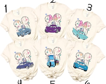 Disney Cars Shirt, Pixar Lightening McQueen Shirt, Cars Sally Shirt, Disney Family Trip Shirt, Disneyland Vacation Tee, PixarMater Shirt