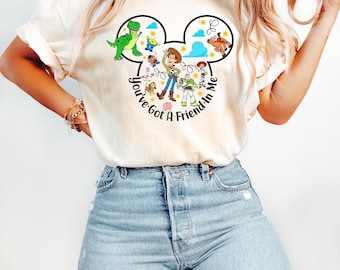 You've Got A Friend In Me Shirt, Disney Toy Story Shirt, Disney Toy Story Shirt, Toy Story Friends Shirt, Woody Buzz World Tee