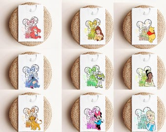 Disney All Characters Shirt,Disneyland tshirt, Pooh And Friends Shirt, Toy Story Character Shirt, Mickey And Friends Shirt,Custom disney Tee