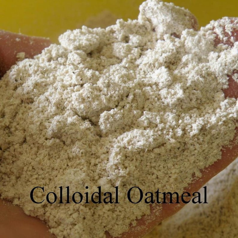Oatmeal Powder Bath Soak Colloidal Oatmeal Powder 4 Oz to 1 Etsy