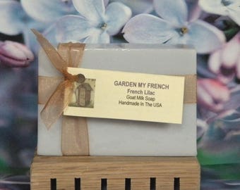 GARDEN MY FRENCH Lilac Soap, Natural Soap, Homemade Goat Milk Soap, Lilac Soap Bar, French Lilac Soap, Lilac Goat Milk Soap