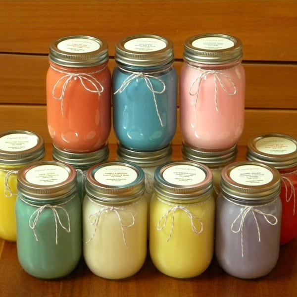 Mason Jar Candle Etsy