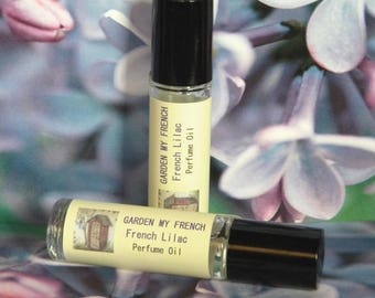 Lilac Perfume Oil, GARDEN MY FRENCH, Lilac Natural Cologne Oil, Natural Lilac Perfume, Handmade Perfume Oil, Handmade Cologne Oil