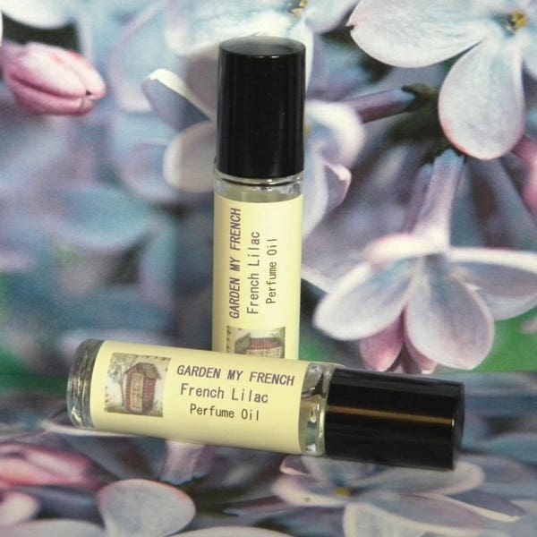 Lilac Perfume Oil, GARDEN MY FRENCH, Lilac Natural Cologne Oil, Natural Lilac Perfume, Handmade Perfume Oil, Handmade Cologne Oil