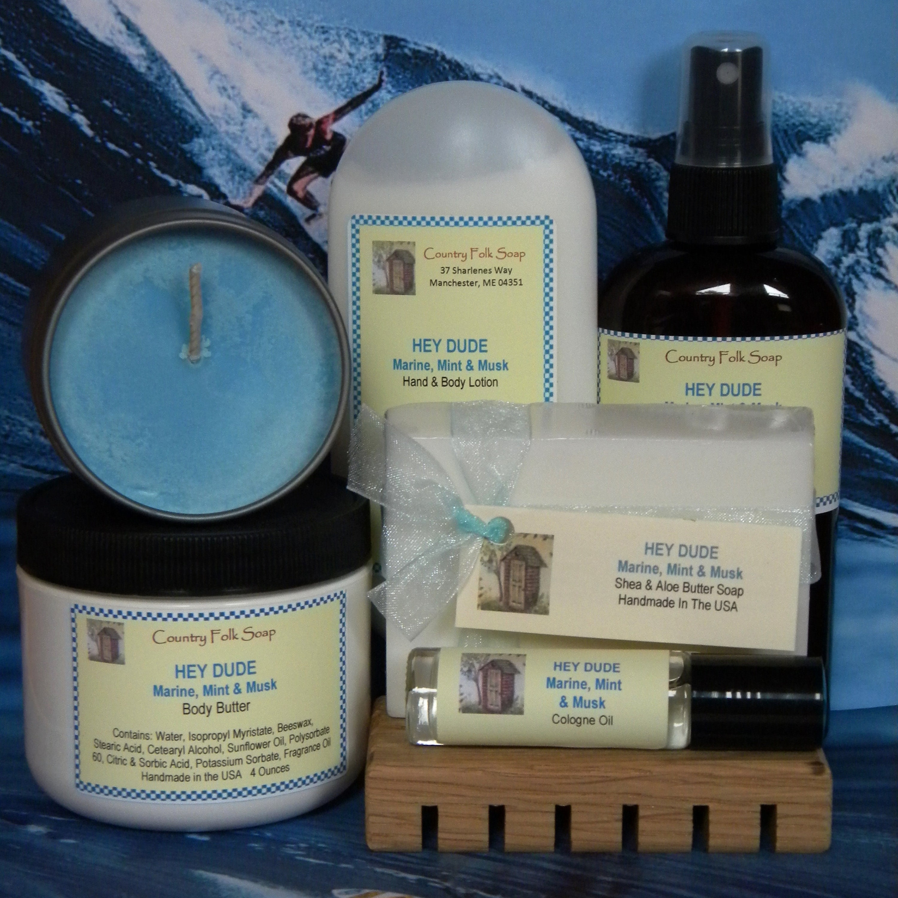 HEY DUDE Mens Cologne Marine Mint 