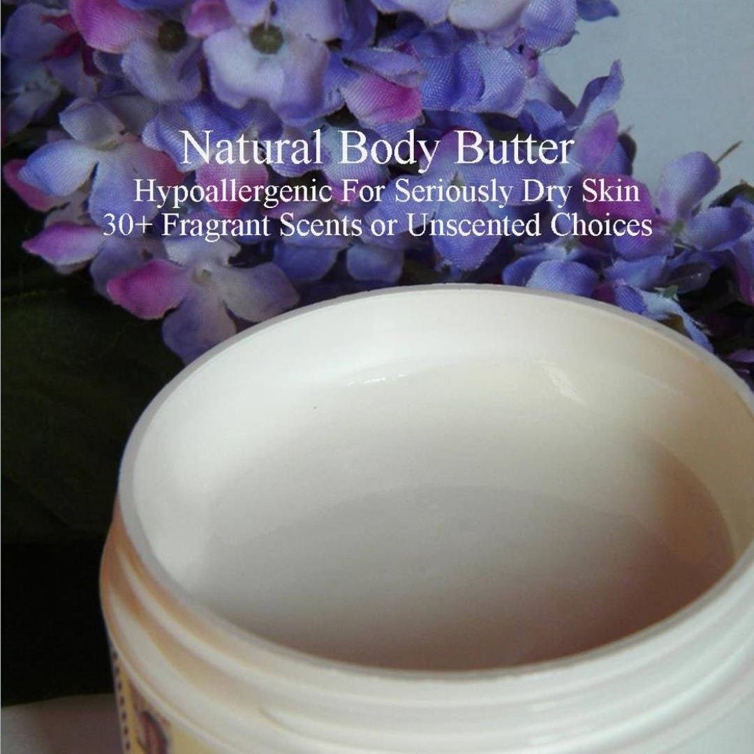 Body Butter 4 Oz, Natural Body Butter, Homemade Body Butter, Unscented