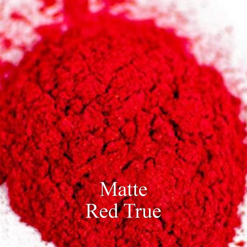 Red Mica Powder Cosmetic Grade 1 Oz or 4 Oz Red Soap Etsy
