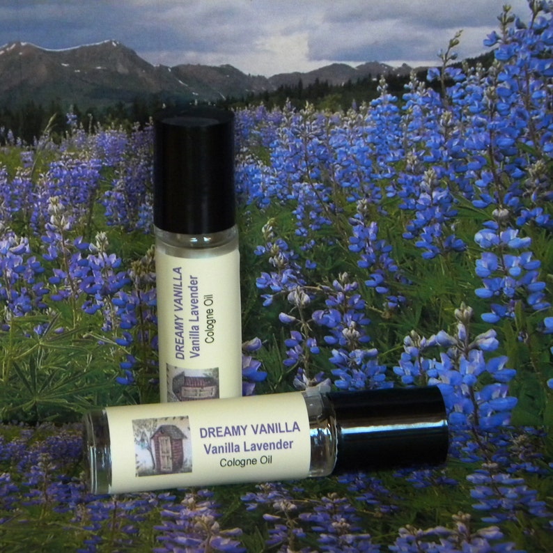 Lavender Cologne Oil Natural Lavender Perfume Oil Vanilla Etsy