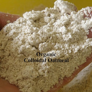 Organic Colloidal Oatmeal Powder, Natural Bath Soak 4 oz to 1 Pound