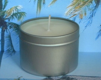 CARIBBEAN COCONUT Scented Eco Friendly Vegan Soy Wax Candles Fragrance Blend of Coconut Milk French Vanilla & Musk, Beach House Candles