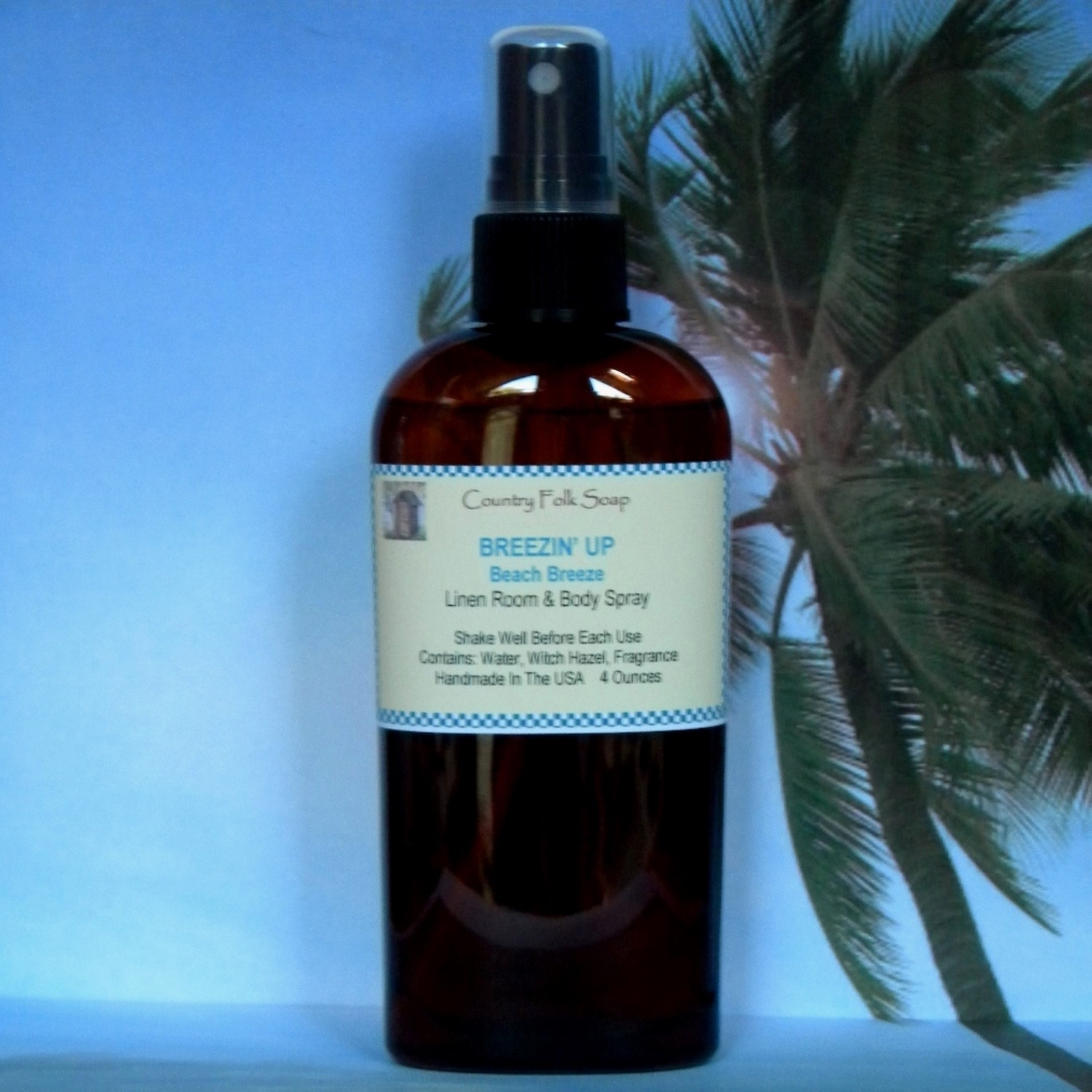 BREEZIN' UP Beach Scented Body Mist / Linen and Room Spray Beach