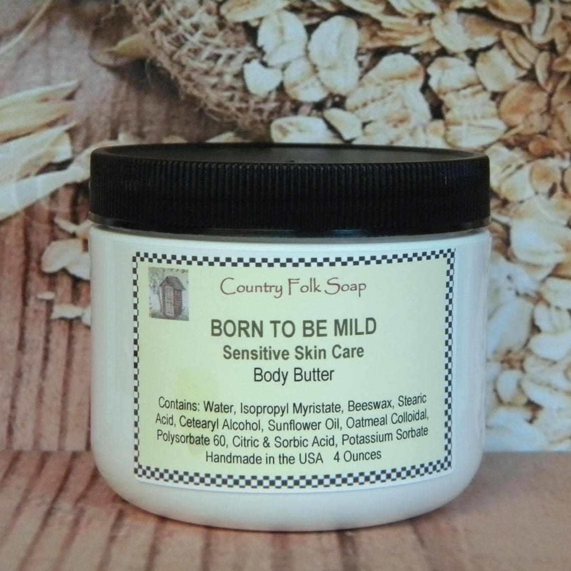 Oatmeal Body Butter BORN to Be MILD Hypoallergenic Body Etsy