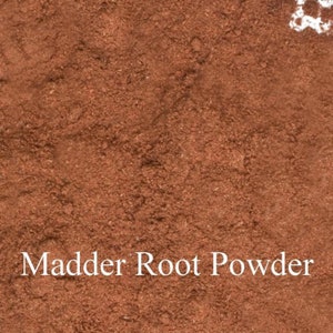 Madder Root Powder Natural Soap Colors, Colorant Supply, Vegetable Powder