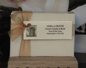 Vanilla Soap VANILLA MOOSE, Handmade Vanilla Soap, Homemade Vanilla Soap