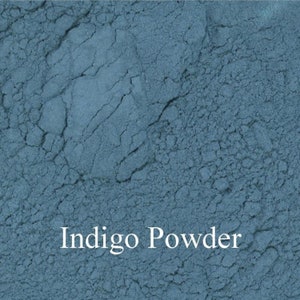 Indigo Powder, Blue Indigo Powder, Blue Vegetable Dye, Natural Blue Soap Color, Eco Friendly Sustainable Soap Supplies, Vegetable Powder Dye