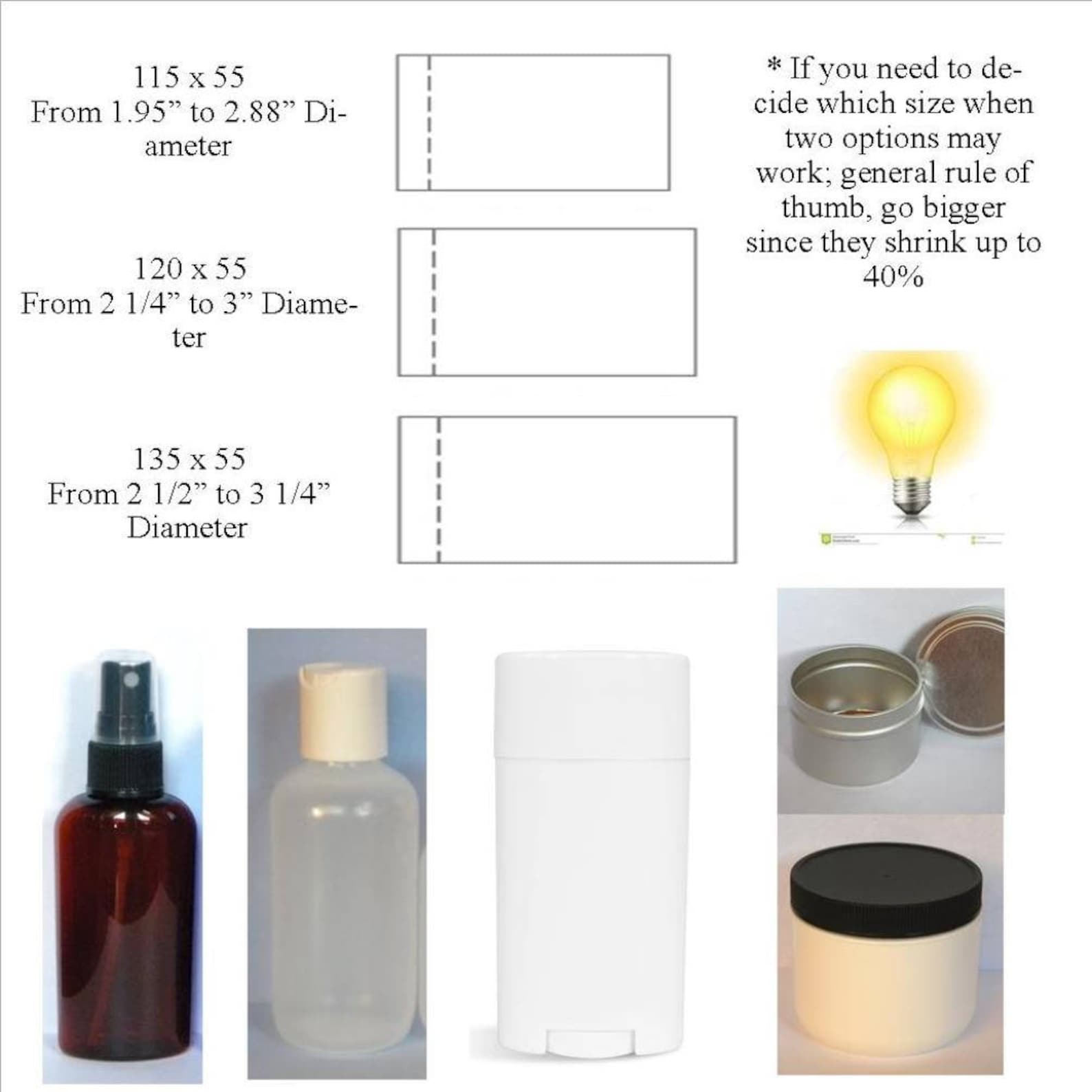 Shrink Wrap Bands Shrink Plastic Lip Tube Jar Lip Balm Etsy