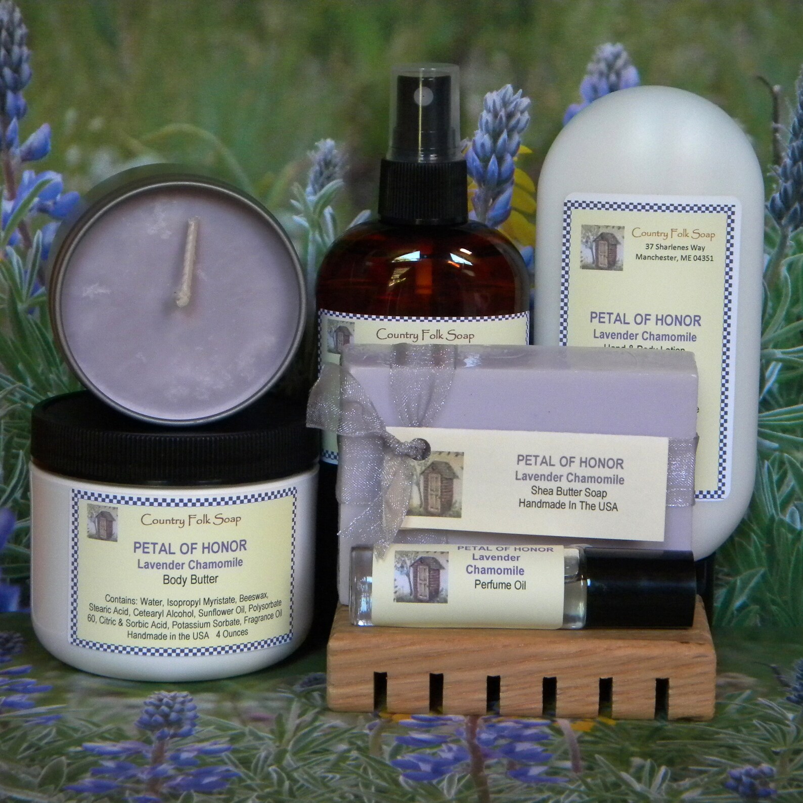 PETAL of HONOR Lavender Soap Bar Handmade Lavender Soap Etsy