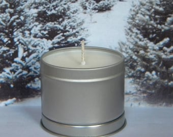 FEELING PINE Pine & Bayberry Soy Candle Tin, Pine Scented Candles, Christmas Candles For The Holiday Season