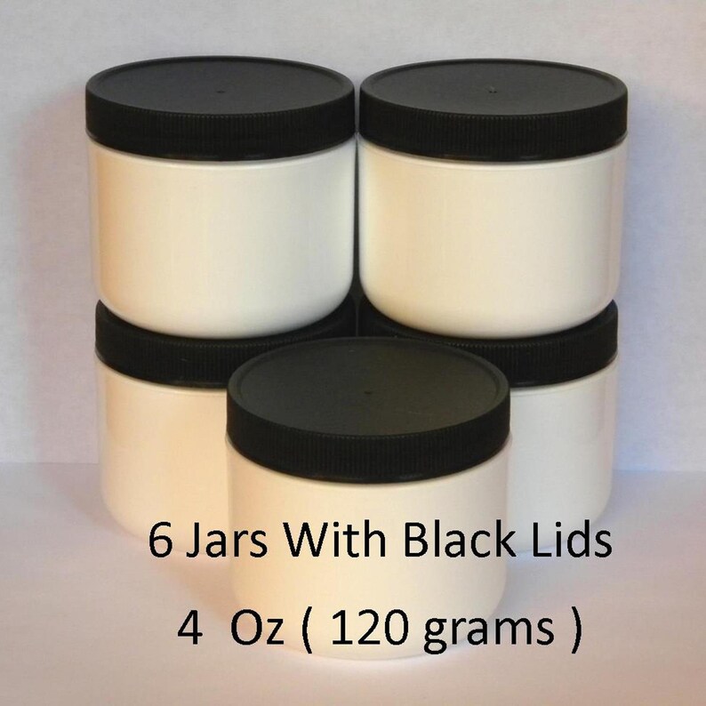 Empty Cosmetic Jars Wholesale 4 Oz and 3 Oz Natural and White Etsy