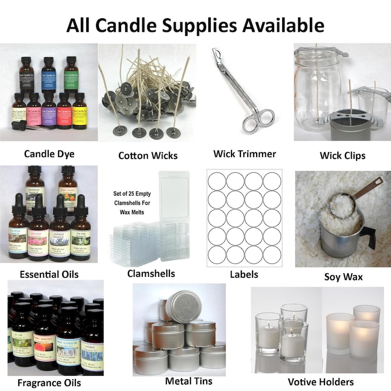 Other candle supplies for sale in the Craft Supply section of our shop.