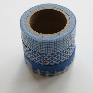 Washi Tape 15mm Red Box Geometric Pattern Deco Paper Tape No. 280 image 5