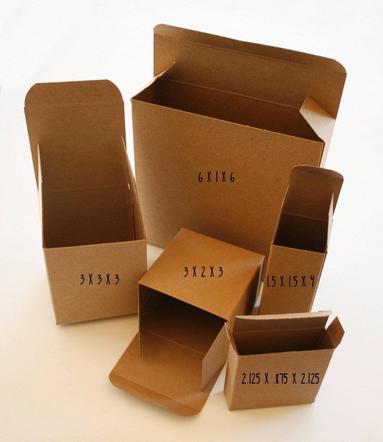 Extra Extra Large Brown Kraft Boxes DIY Set of 10 6 X 6 X Etsy