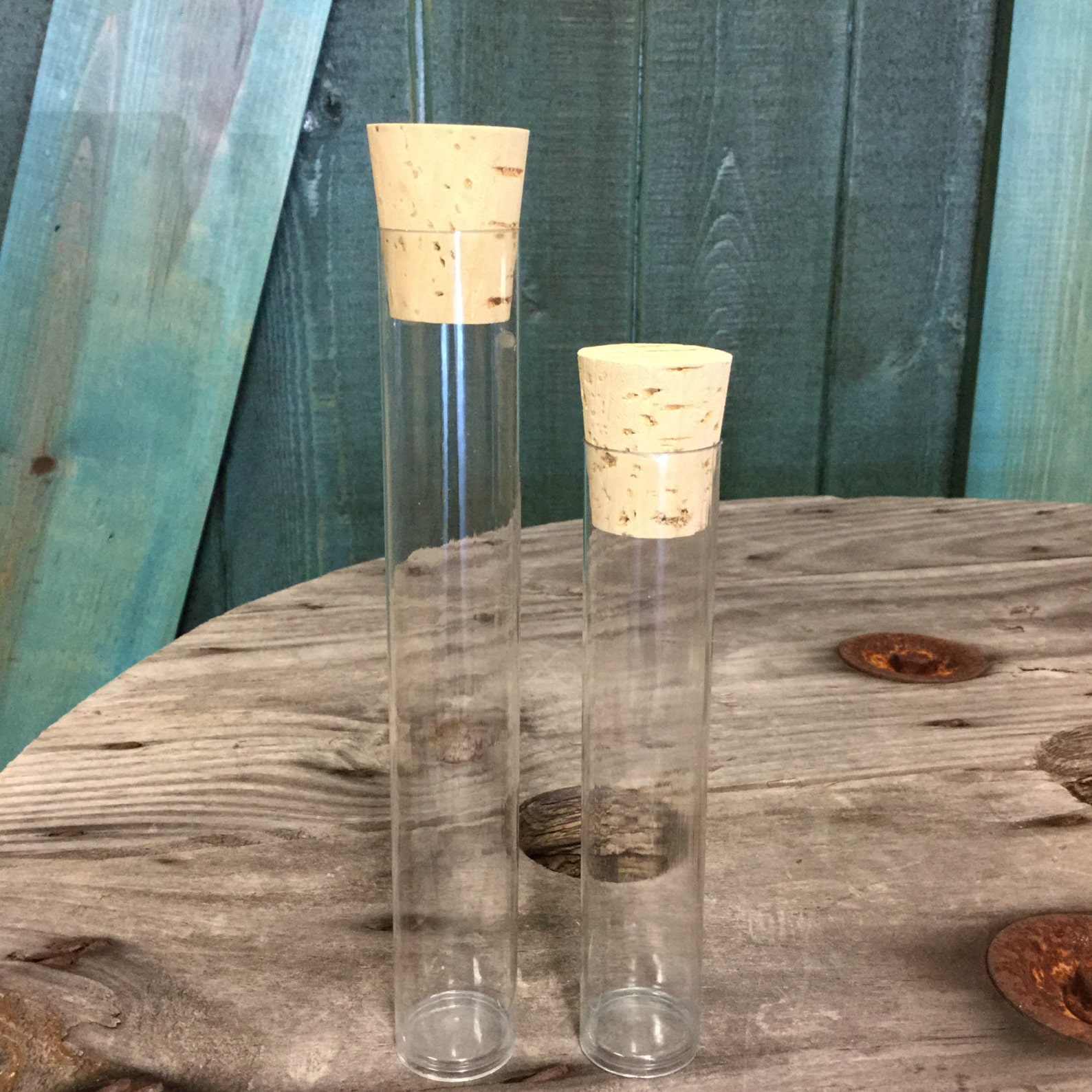 500 Clear Plastic Storage Tubes and Corks FDA 1 X 4 7/8 Etsy