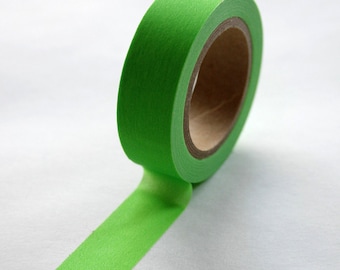 Washi Tape - 15mm - Neon Green - Deco Paper Tape No. 22