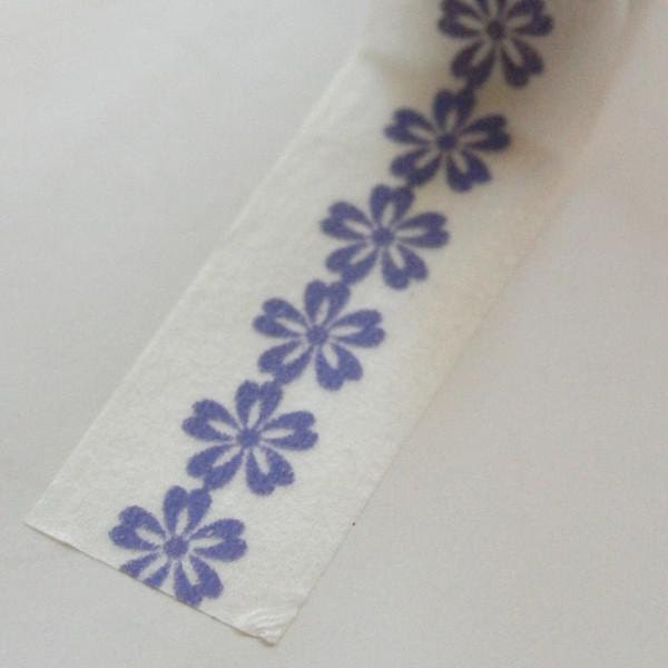Washi Tape 15mm Lavender Hibiscus Deco Paper Tape No. - Etsy
