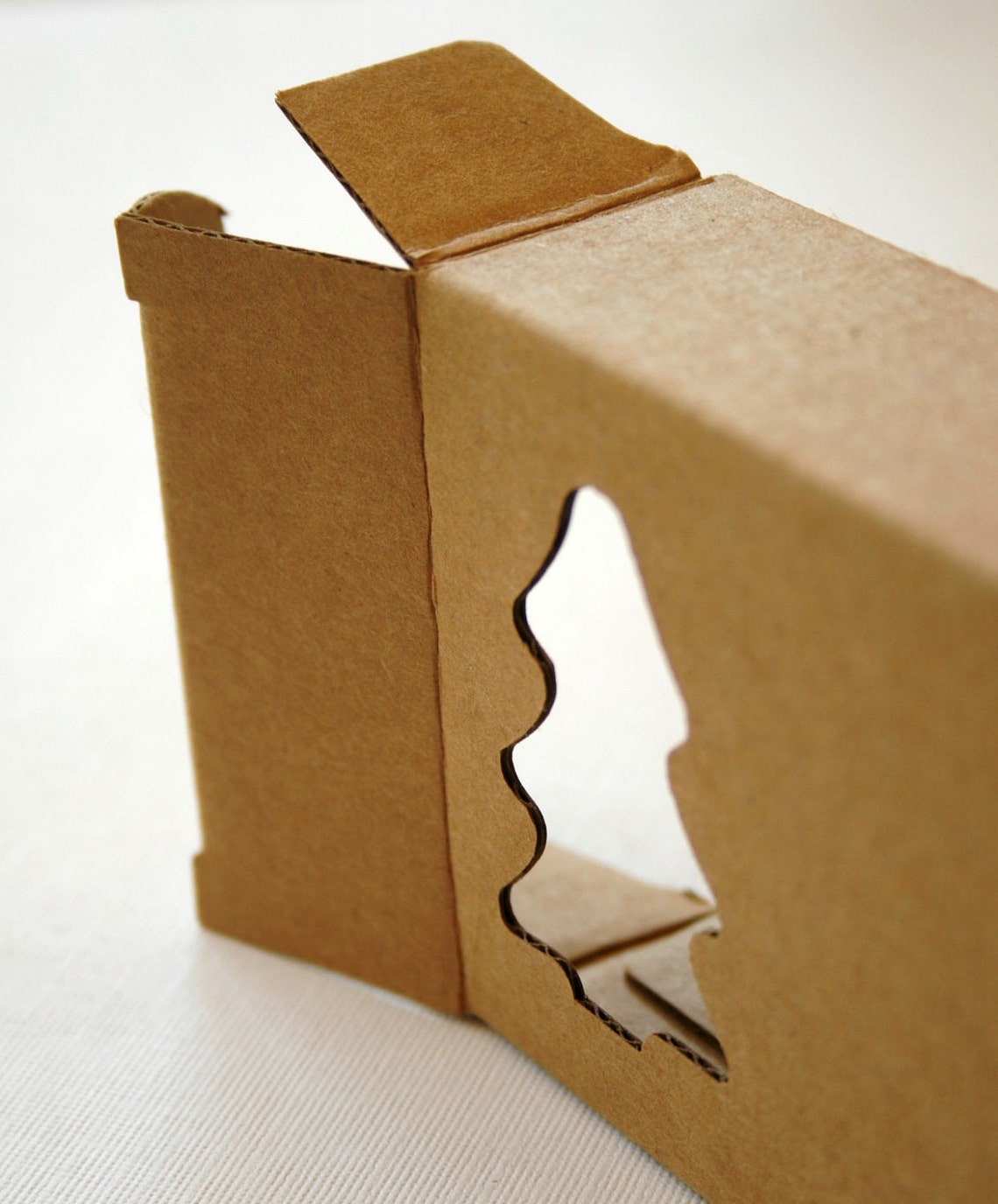 Heavy Kraft Cardboard Boxes set of 6 Tree Cut Out Perfect Etsy