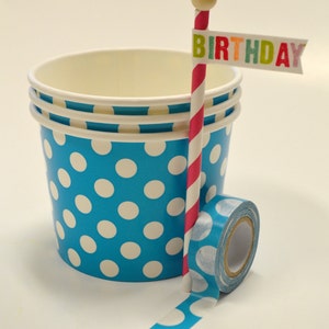 Washi Tape 15mm Large White Polka Dots on Grey Deco Paper Tape No. 809 image 3