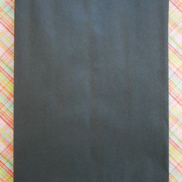 Set mit 50 festen schwarzen flachen Papierwarentaschen - 30,5 x 40,5 cm - Geschenke, Verpackung, Verkauf