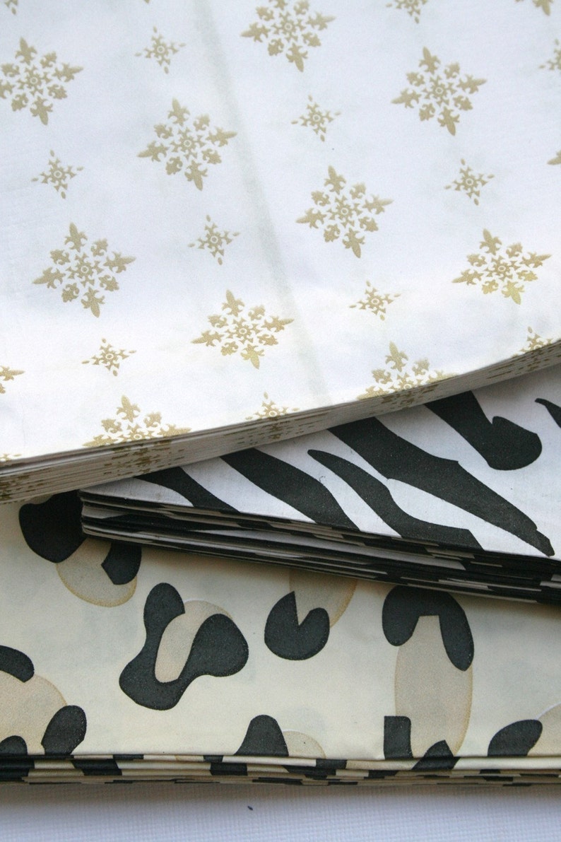 Set of 100 Traditional Sweet Shop Zebra Print Paper Bags 5 Etsy