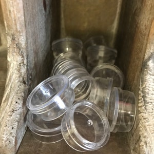FREE U.S. Shipping Clear Fda Plastic Round or Square Storage Tubes Three Lengths Candy or Favor Tubes with Clear Caps image 7