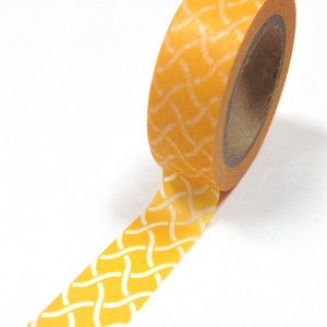 Washi Tape - 15mm - Maize Woven Pattern - Deco Paper Tape No. 666